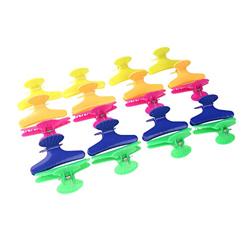 Anself 20pcs/Lot Butterfly Hairdressing Hairdressers Hair Clamps Clips Claw Section Salon Clip Colorful Clip Tool