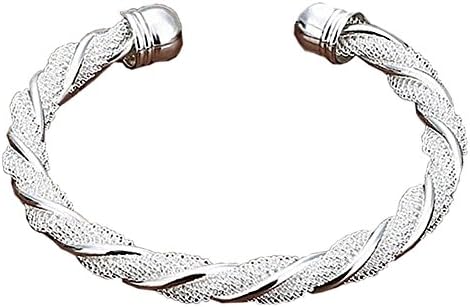 Twist Net Cuff Bangle Weave Bracelet