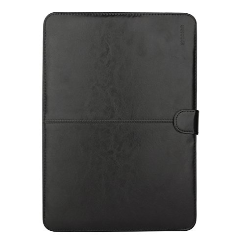 MOSISO Premium Qualität PU Leder Schutzhülle Tasche Hülle Sleeve Aktentasche Case für MacBook Pro 13 Zoll mit CD-ROM Drive (A1278), Schwarz - 7