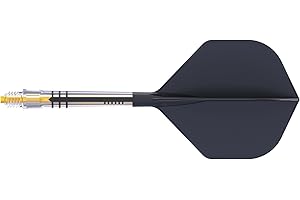 CUESOUL ROST T19 Carbon Integrated Dart Shaft and Flight Standard Shape,Set of 3