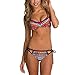 Produktbild TINGSU WomenWomen sexy ethnischen Stil Multicolor Push up gepolsterte Bra Bikini Set Top und Bottoms Badeanzug Badehose Beachwear (A, L)