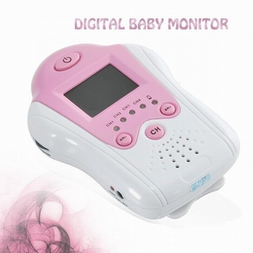 BW® Baby Monitor pink Flower Design (Night Vision, AV OUT)