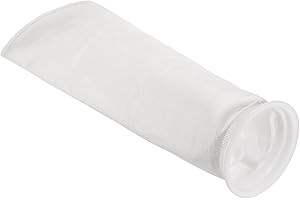 PATIKIL 6" Ring Filtersocken 150 Mikron Netztasche Schwimmhalle Abschäumer Weiß