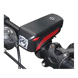 FASTPED 350LM 3 Modes Standard USB Charging 1200mAh Battery Bike Light with 120db Horn Single Item