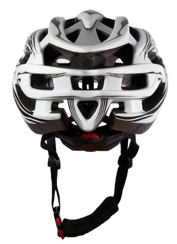 AWE® AeroStealth™ Kohlenstoff In-Mould-Fahrrad Helm schwarz/weiss 58-61cm - 4