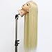 Neverland Beauty 26" Long Smooth 100% Synthetic Blonde Hair Hairdressing Equipment Styling Head Doll Mannequin Training Head Tools Braiding Cutting Student Practice Model with Clamp UK Stock