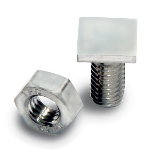 MacGreen® Edelstahl Gewächshaus-Schrauben mit Muttern (50 Stück)