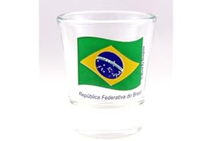 WORLD BY SHOTGLASS Verre à shot Drapeau du Brésil