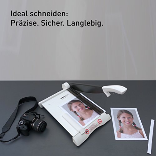 Ideal 1133 Hebelschneider, Schneidemaschine für Papier bis DIN A4 (250 x 340 mm, Schnittlänge 340 mm, 15 Blatt Kapazität) - 5