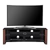 1HOME-curvo-TV-stand-Fits-32-1397-cm-4-K-Ultra-HD-Flat-or-Curved-OLED-LCD-LED-e-Plasma-Smart-TV-3D-in-vetro-nero-effetto-legno-di-noce