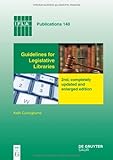 Image de Guidelines for Legislative Libraries (IFLA Publications)