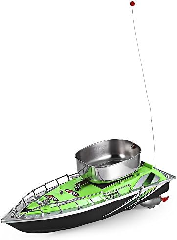 GBlife Mini RC Wireless Fishing Lure Bait Boat 200M Remote Control for Finding Fish - Green