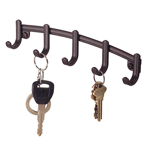 InterDesign 54371EU York Lyra Wandmontiertes Schlüsselleiste, bronze - 3