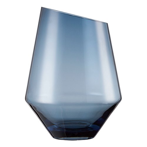Zwiesel 1872 118876 Vase, Glas, blau, 28.4 x 28 x 23.5 cm