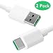 Produktbild iMangoo Oppo Ladekabel, 1M / 3.3ft 2 Stück Typ C Schnelllade OnePlus Dash Ladekabel Daten Sync Transferkabel für Oppo Find X OnePlus 6 5 5T 3 3T Weiß