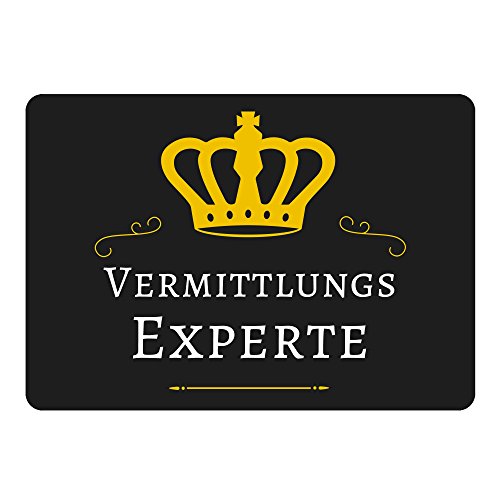 Preisvergleich Produktbild Mousepad Vermittlungs Experte schwarz