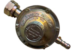 CG94 - Regolatore di Pressione per Uso Domestico | 1 kg/h, Taratura Regolabile 20/60 mbar | Attacco Orizzontale | qualità Italiana