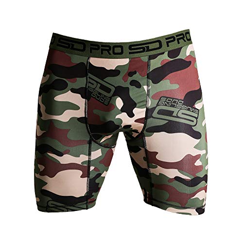 Smuggling Duds Compression Shorts - Groin Protector Guard - Thermal Shorts for Men