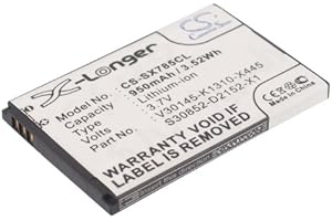 BORNMIO Cameron Sino batería 950 mAh, 3,52 Wh 3,7 V para reemplazar Siemens V30145-K1310 K-X444, V30145-K1310-X445, S30852-D2152-X1, 4250366817255, Telekom V30145-K1310 K-X444, V30145-K1310-X445, S30852-D2152-X1, 4250366817255/apto para Siemens Gigaset SL78H, Gigaset SL780, Gigaset SL785, Gigaset SL788, Gigaset SL400, Gigaset L400 A, Gigaset L400H, SL78, SL78H, SL780, SL785, SL788, SL400, SL400 A, SL400H, X656