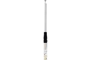 HYSHIKRA Antena de Radio CB telescópica 130cm / 51,18 Pulgadas BNC aérea Compatible con Cobra Midland Uniden Handheld 27MHz Radio de 2 vías