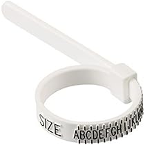 Ring Sizer Uk, Herramienta de medición de anillos Az, con tabla de guía
