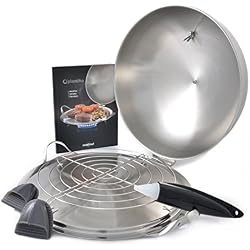 mastrad F63580 Combo O'Plancha, Aluminium, Acier, 38,6 cm