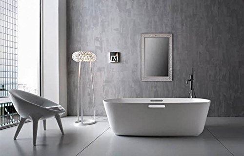 Wandspiegel – Silber – Groß – 90×60 cm – Mosaikspiegel – Badspiegel - 6