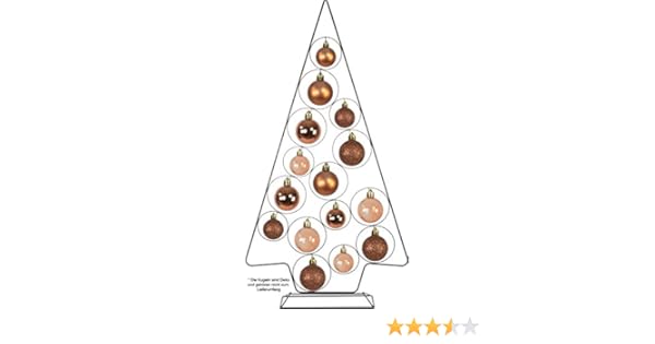 Albero Di Natale In Legno Fai Da Te Angolare.Supporto Sfera In Metallo In Forma Di Albero 77 Cm Pour 4 Cm E 6 Cm Palline Di Noel Decoration Natale Xmas Amazon It Casa E Cucina