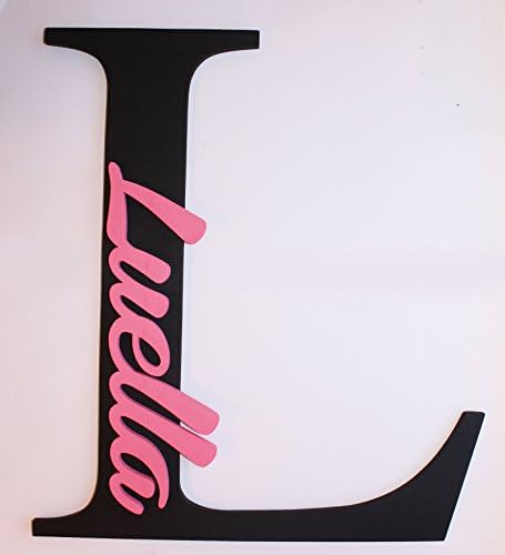 3D Handmade Wall Wooden Name on Letter, Personalised Wall decor signs, Custom Name, Baptism , Christening, Contact the Seller to provide the name and colour