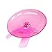 Produktbild ulooie Hamster Flying Untertasse Laufrad Joggen Spielzeug für Haustier Ratte (Pink)