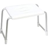 Primanova M-KV02-01 Banyo Taburesi Aluminyum Beyaz
