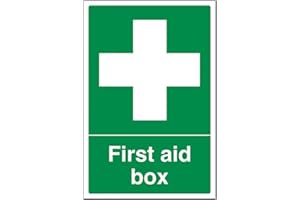 VSAFETY V Safety First Aid General - First Aid Box - 150 x 200 mm - Panneau de sécurité repositionnable