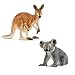 Produktbild Schleich Wild Life Australien - Koala und Känguru 14815 14756 Spielfiguren Set