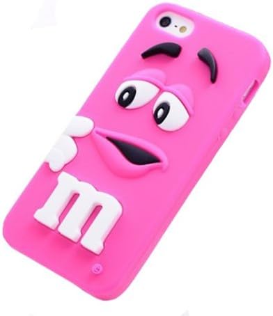 Rainbow Bean /M&amp;M's chocolate bean Soft Silicone Back Cover Case for iPhone 4 4s 4G