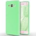 Produktbild Samsung Galaxy A5 / 2015 Hülle, Yokata Einfarbig Jelly Weich Silikon Gel Case Ultra Slim Matte Cover Anti-Fingerprint Schutzhülle Sehr Dünn Handyhülle - Grün