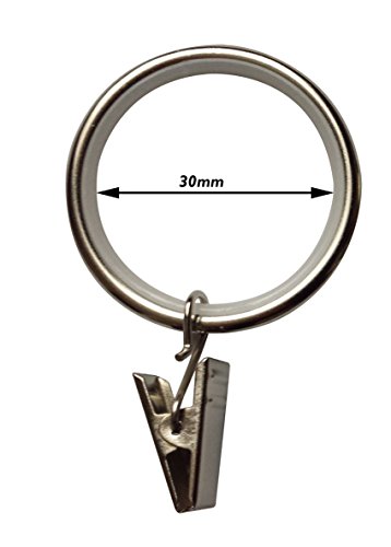 Vorhangringe Leise Clip Ringe Ø30 Stahl