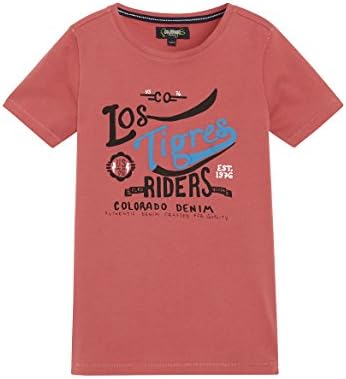 Colorado Denim Boy's Karlo T-Shirt, Rot (Garnet Rose 4000), 12 Years