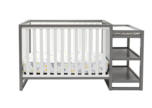 Delta Children Cozy Urban Crib and Changer (Grey)