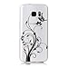 Produktbild Samsung Galaxy S7 Hülle, Vemos Lustig Cool Zitate Muster Schutzhülle Slim Dünn Handytasche Weich Gel TPU Durchsichtig Silikonhülle Schutz Crystal Case für Samsung Galaxy S7 - Schwarz Schmetterling