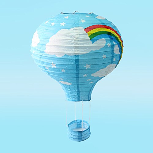 Signstek 10 Stk Heißluftballon Papierlaterne Parteidekor 12 Zoll 30cm - 8