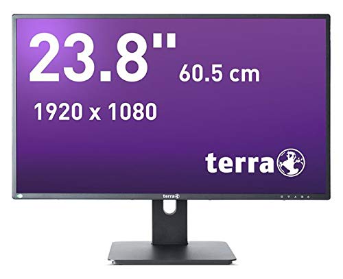 Wortmann AG Terra LED 2456W LED Display 59,9 cm (23.6 Zoll) Full HD Flach Schwarz - Computerbildschirme (59,9 cm (23.6 Zoll), 1920 x 1080 Pixel, Full HD, LED, 5 ms, Schwarz)