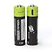 Produktbild fggfgjg ZNTER ZNT5-1-BR Universal AA 1250mAh wiederaufladbarer Lithium-Polymer-Akku (schwarz & grün) -2St