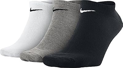 Nike - SX2554 - Chaussettes - Lot de 3 - Mixte Adulte - Multicolore (Noir/Blanc/Gris) - 38-42