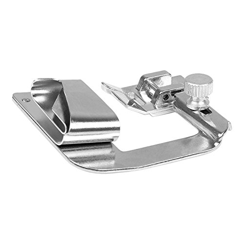 ONEVER Zink Legierung gerollt Hemmer Presser Fuß für Bruder Sänger Necchi Elana Janome Nähmaschine, 8pcs in 1 Satz - 7