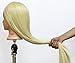Neverland Beauty 30" Long Smooth 100% Synthetic Blonde Hair Hairdressing Equipment Styling Head Doll Mannequin Training Head Tools Braiding Cutting Student Practice Model with Clamp UK Stock