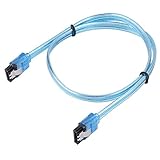 Compatible para SATA 1/2/3. Kafuty Cable SATA 50CM Alta Velocidad 6Gbps Cable de Datos SATA 3.0 Línea de Disco Duro Compatible con SATA I/II/III, Compatible con Unidades de Estado sólido y Unidades(Derecho)
