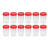 Práctico recipiente para muestras de plástico, recipiente de orina, 60 ml, EO, estéril, sin laboratorio médico de laboratorio.