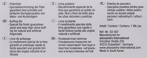 alessandro Professional Manicure Glanbuffer, 1er Pack (1 x 1 Stück) - 2