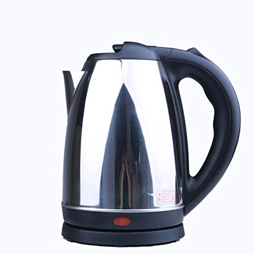 GZZ Bouilloire lectrique de Bureau  la Maison, Bouilloire lectrique de 1850 Watts, 1.8L, Protection Sche d'bullition et Arrt Automatique, Double Anti-chaudage,Acier inoxydabl,1.8L