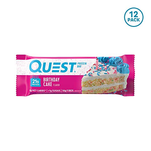 Optimum Nutrition Quest Bars (12x60g) Birthday Cake